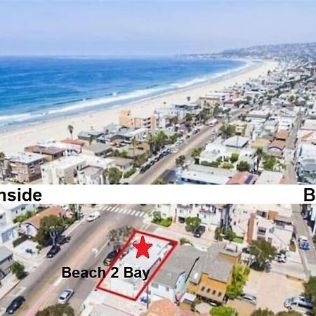 Beach-2-Bay 2Br - In The Heart Of Mission Beach Сан Диего Екстериор снимка