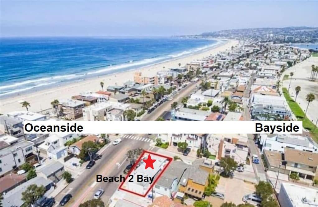 Beach-2-Bay 2Br - In The Heart Of Mission Beach Сан Диего Екстериор снимка